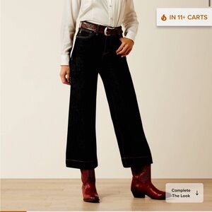 NWT Ariat Women's Deep Indigo Wide Leg Jeans